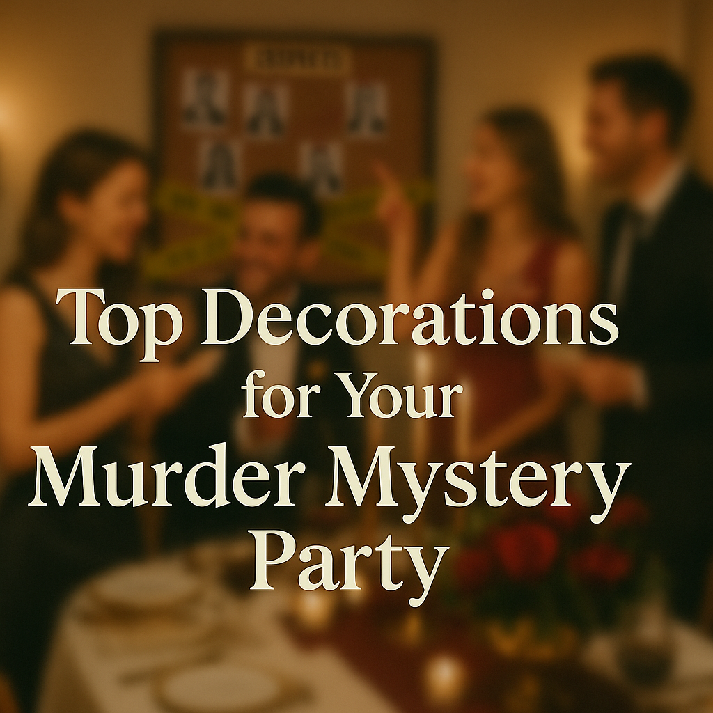 Top Decorations for your Murder Mystery Party – Set the Scene!
