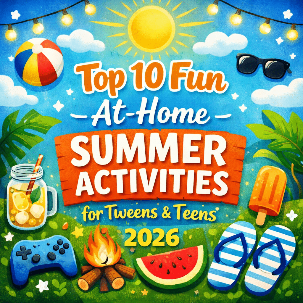 Top 10 Fun At-Home Summer Activities for Tweens & Teens (2026)