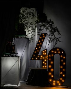 Photo by <a href="https://unsplash.com/@luwadlinbosman?utm_content=creditCopyText&utm_medium=referral&utm_source=unsplash">Luwadlin Bosman</a> on <a href="https://unsplash.com/photos/a-group-of-lights-0WuRIvz1Ezg?utm_content=creditCopyText&utm_medium=referral&utm_source=unsplash">Unsplash</a> 40th birthday party