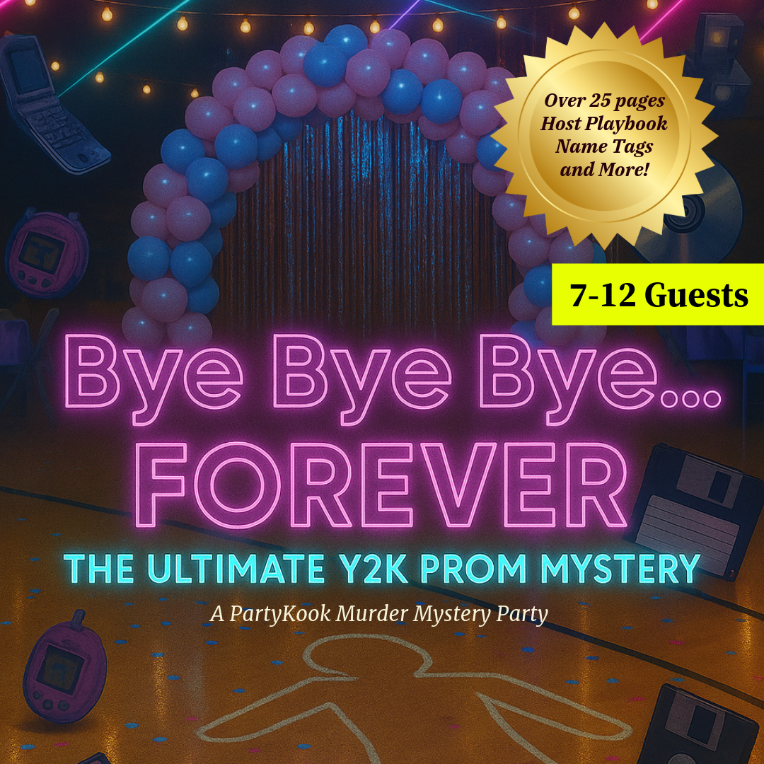 Y2K Prom Murder Mystery Game