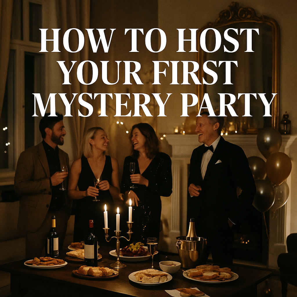 You’re a First-Time Mystery Party Host, Now What?