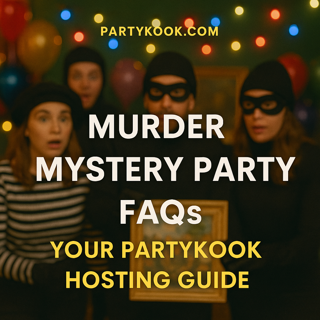 Hosting a Murder Mystery Party: The Ultimate Guide with PartyKook