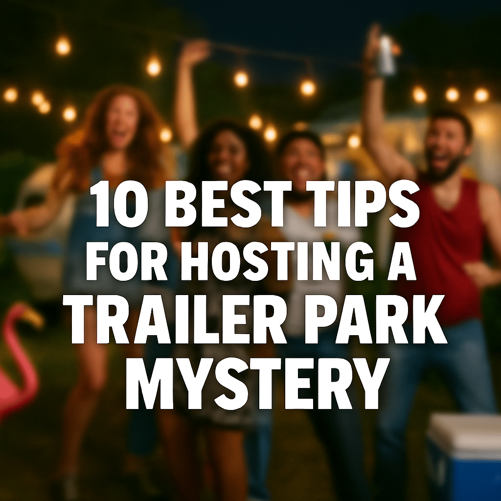 The 10 Best Tips for Hosting a Trailer Park Mystery Party