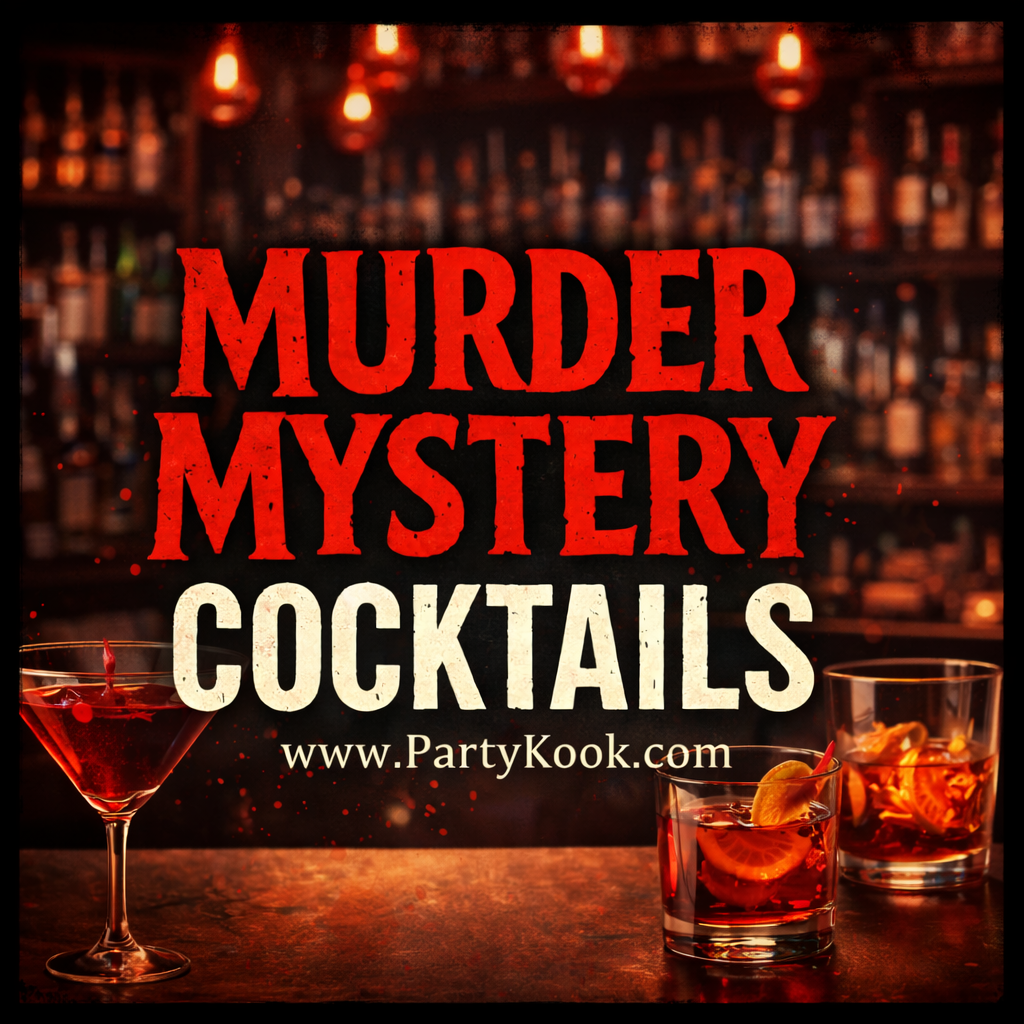 Murder Mystery Cocktails: Complete Recipe Guide (Themed & Batch)